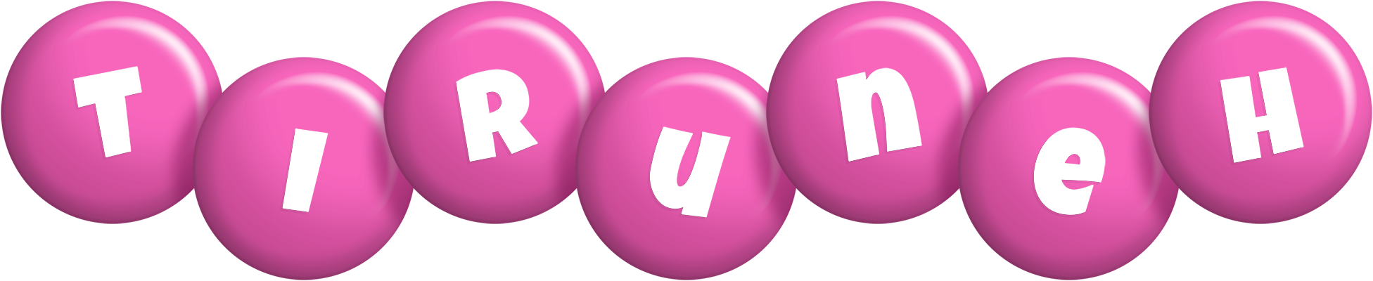 Tiruneh candy-pink logo