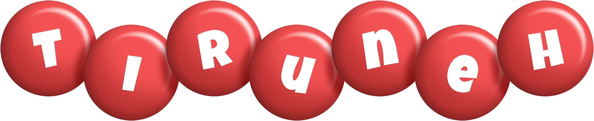 Tiruneh candy-red logo
