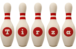 Tirza bowling-pin logo