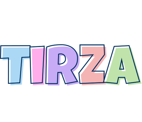 Tirza pastel logo
