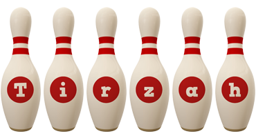 Tirzah bowling-pin logo