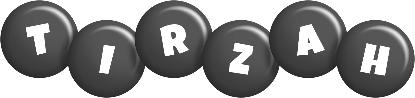 Tirzah candy-black logo
