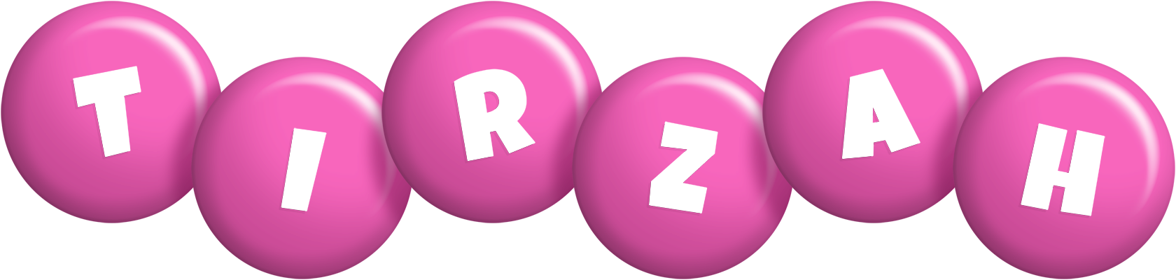 Tirzah candy-pink logo