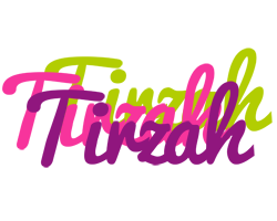 Tirzah flowers logo