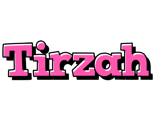 Tirzah girlish logo