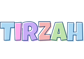 Tirzah pastel logo