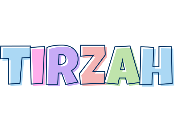 Tirzah pastel logo