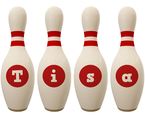 Tisa bowling-pin logo