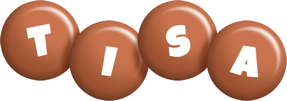 Tisa candy-brown logo