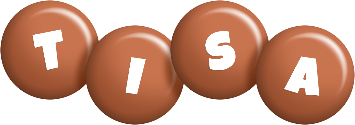 Tisa candy-brown logo
