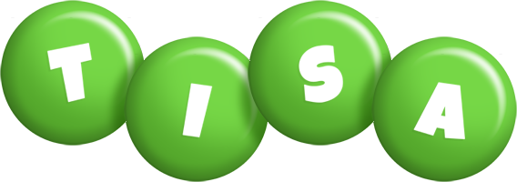 Tisa candy-green logo