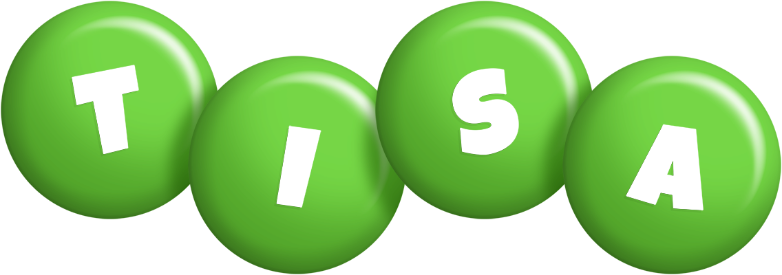 Tisa candy-green logo