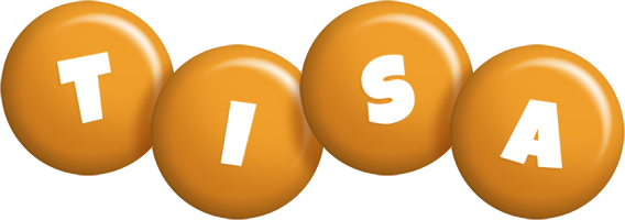 Tisa candy-orange logo