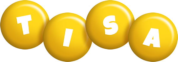 Tisa candy-yellow logo