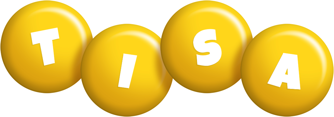 Tisa candy-yellow logo
