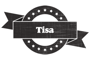 Tisa grunge logo