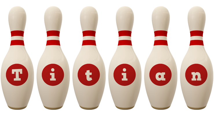 Titian bowling-pin logo