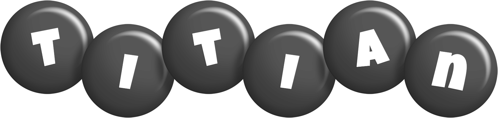 Titian candy-black logo