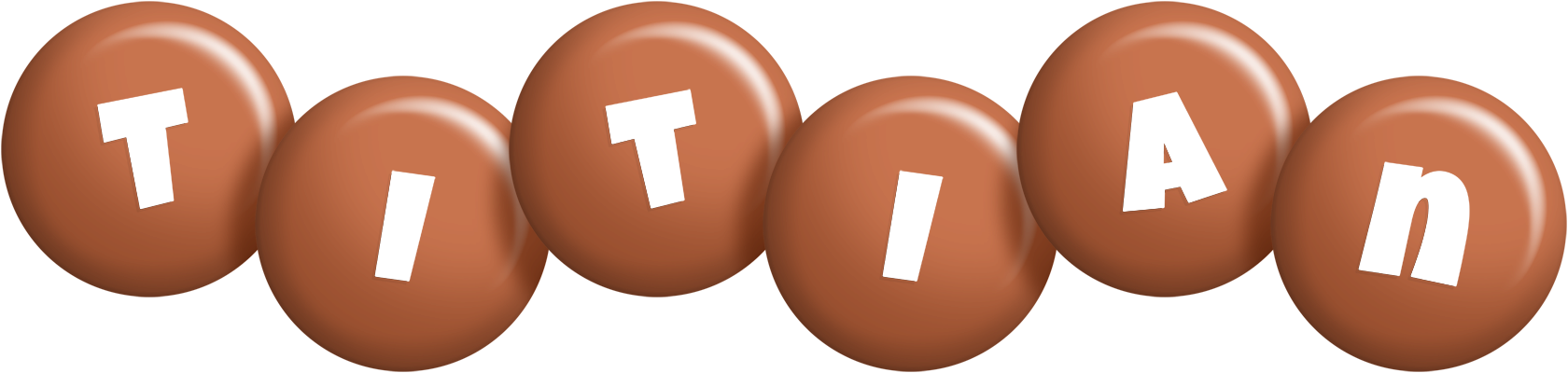 Titian candy-brown logo