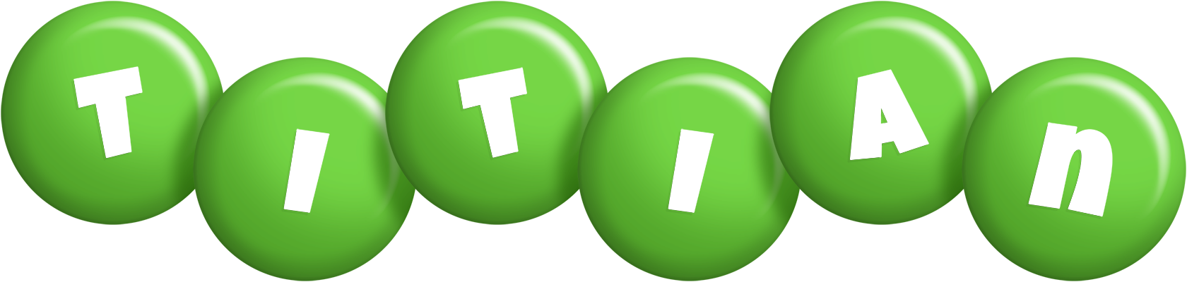 Titian candy-green logo