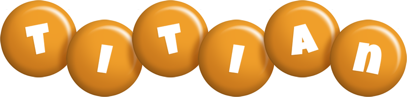 Titian candy-orange logo