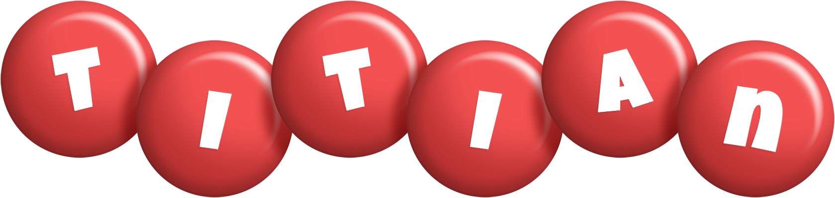 Titian candy-red logo