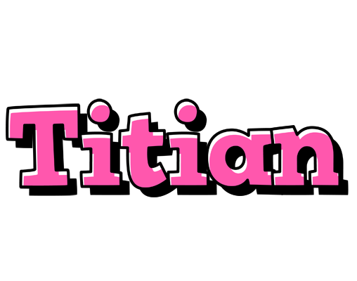 Titian girlish logo
