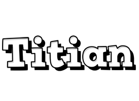 Titian snowing logo