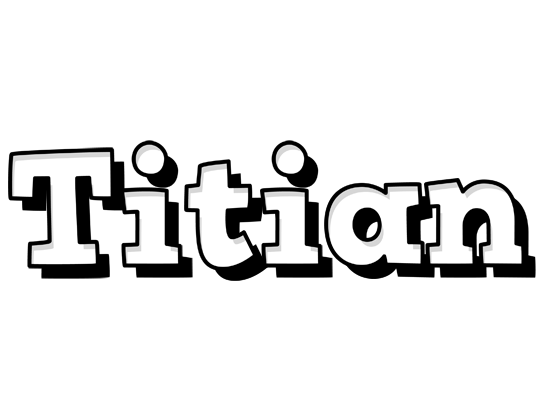 Titian snowing logo