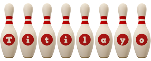 Titilayo bowling-pin logo