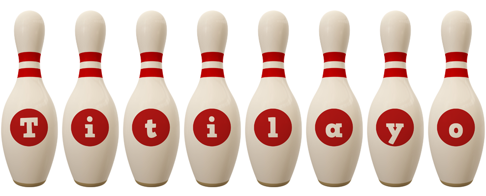 Titilayo bowling-pin logo