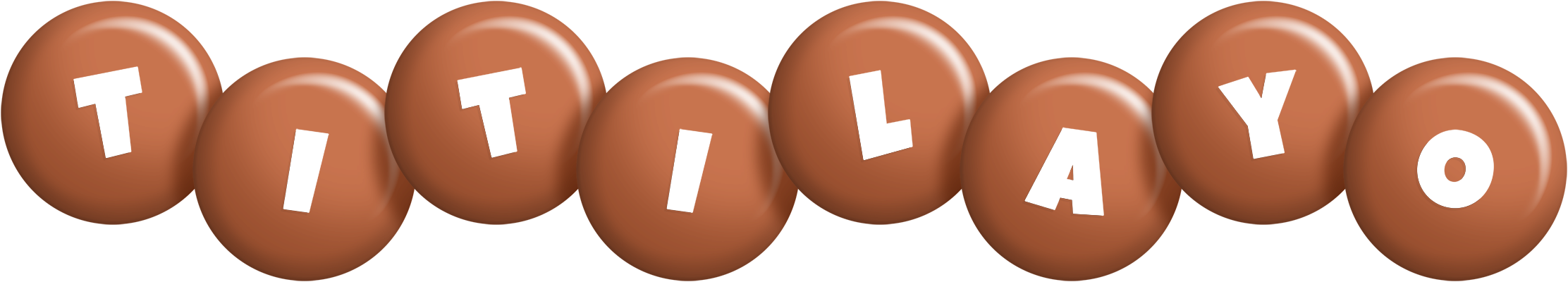Titilayo candy-brown logo