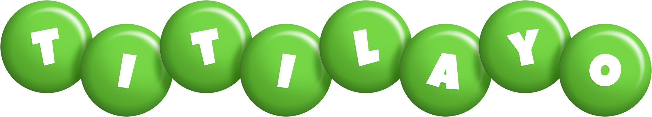 Titilayo candy-green logo