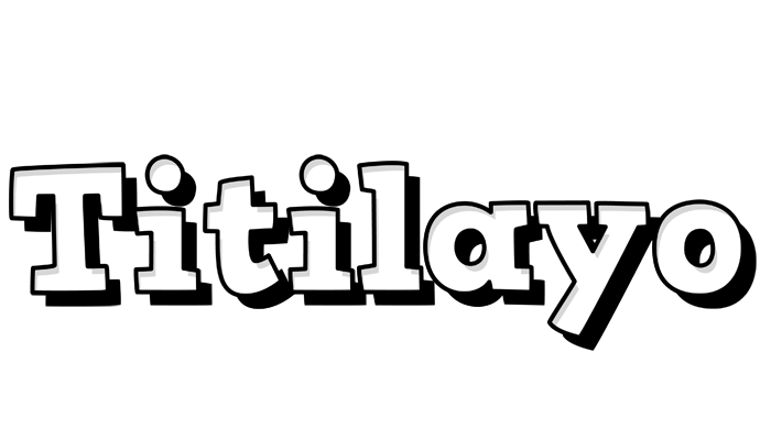 Titilayo snowing logo
