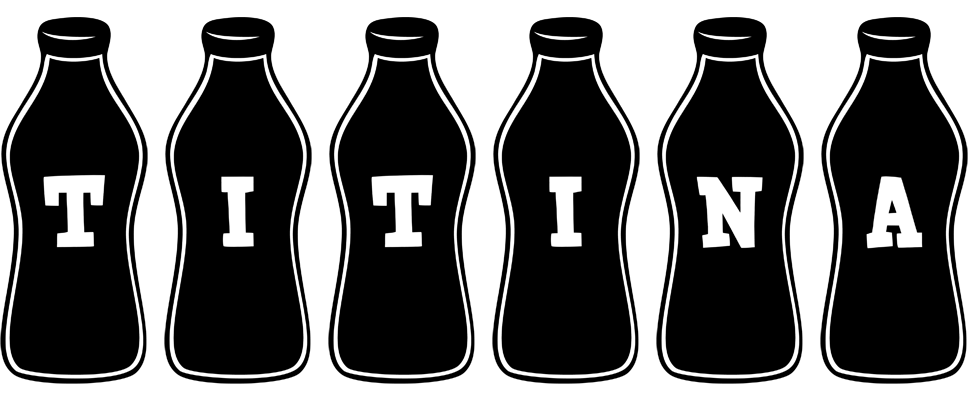 Titina bottle logo