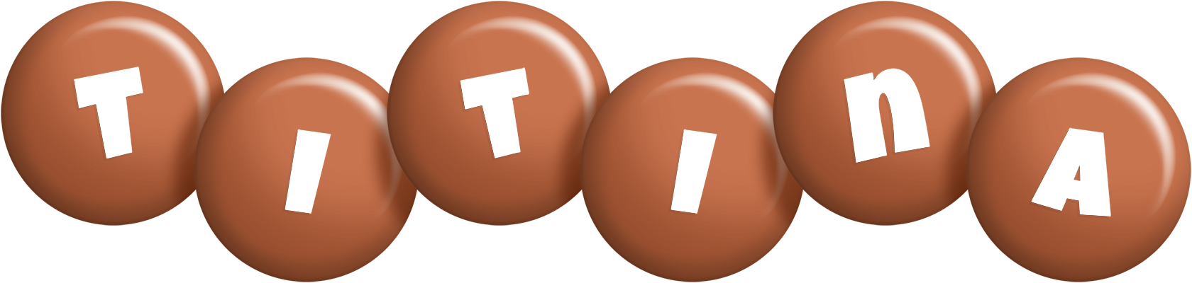 Titina candy-brown logo