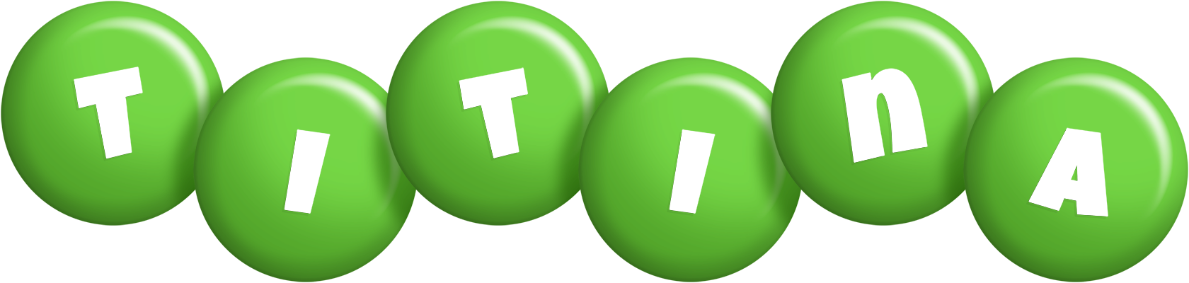 Titina candy-green logo