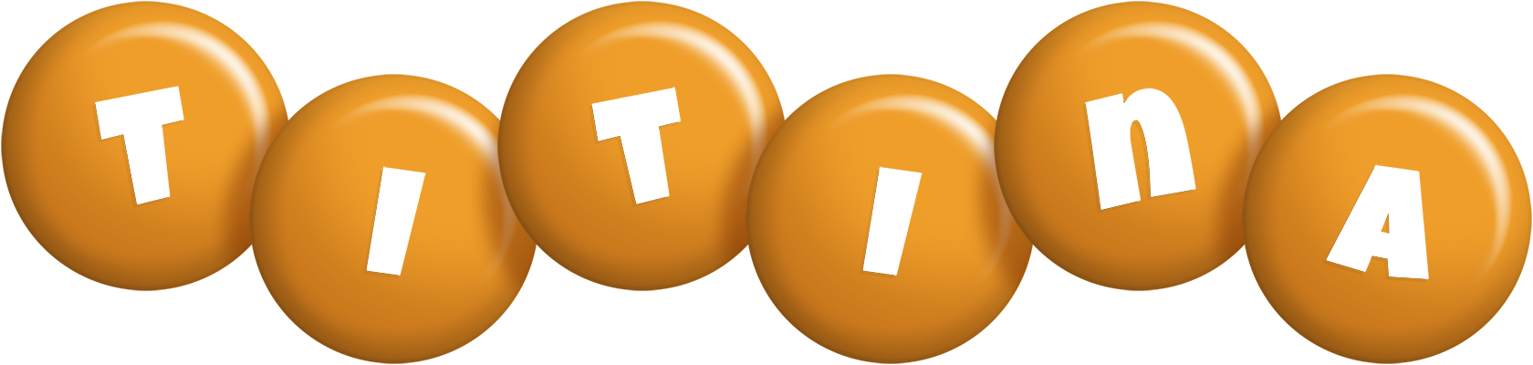 Titina candy-orange logo