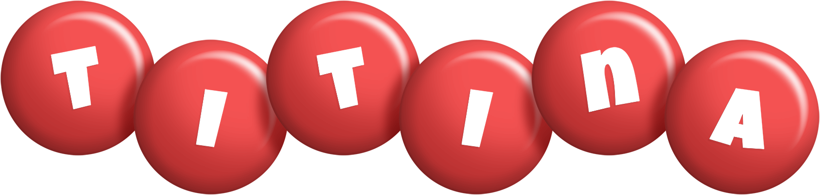 Titina candy-red logo