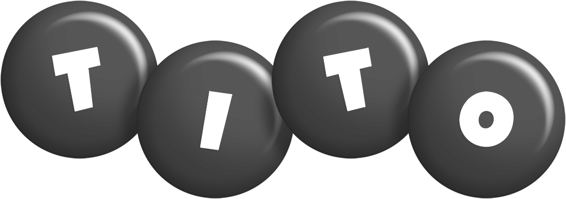 Tito candy-black logo