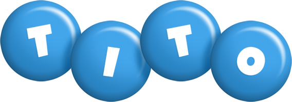 Tito candy-blue logo