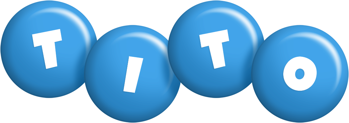 Tito candy-blue logo
