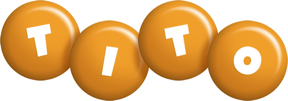 Tito candy-orange logo