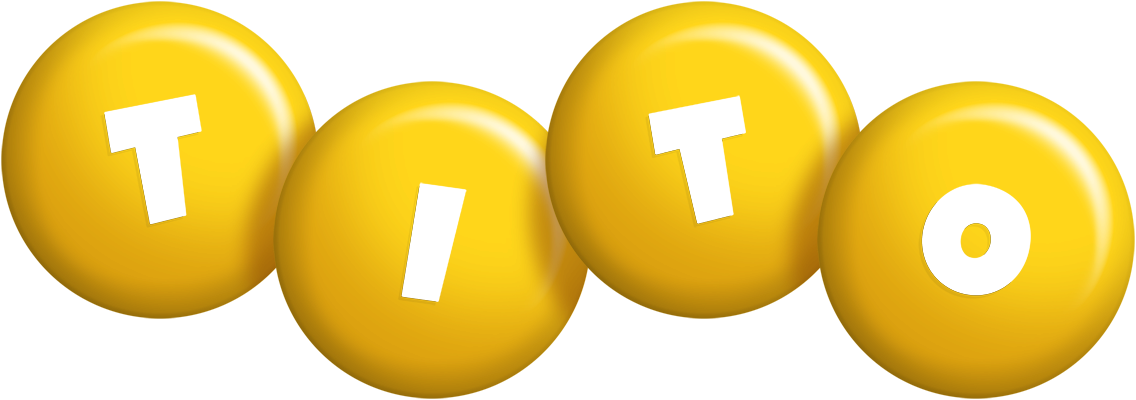 Tito candy-yellow logo