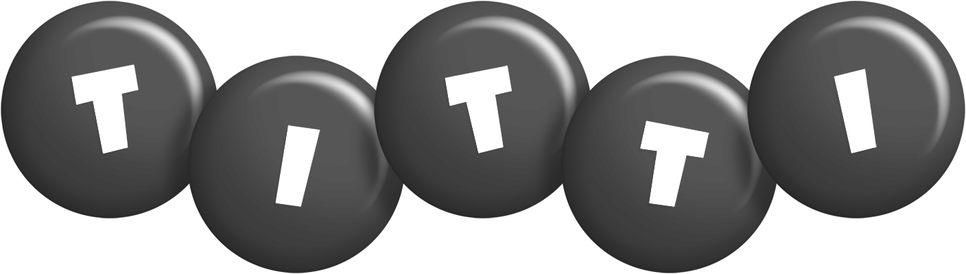 Titti candy-black logo