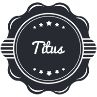 Titus badge logo