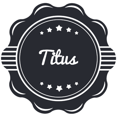 Titus badge logo