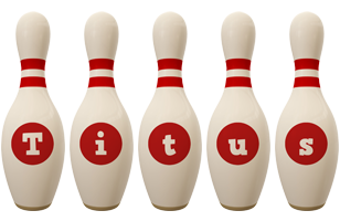 Titus bowling-pin logo