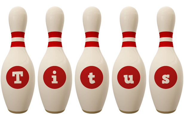 Titus bowling-pin logo