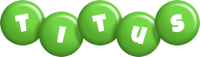 Titus candy-green logo